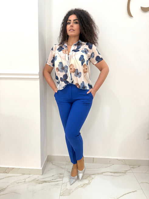 Blusa flowers AnnaCi